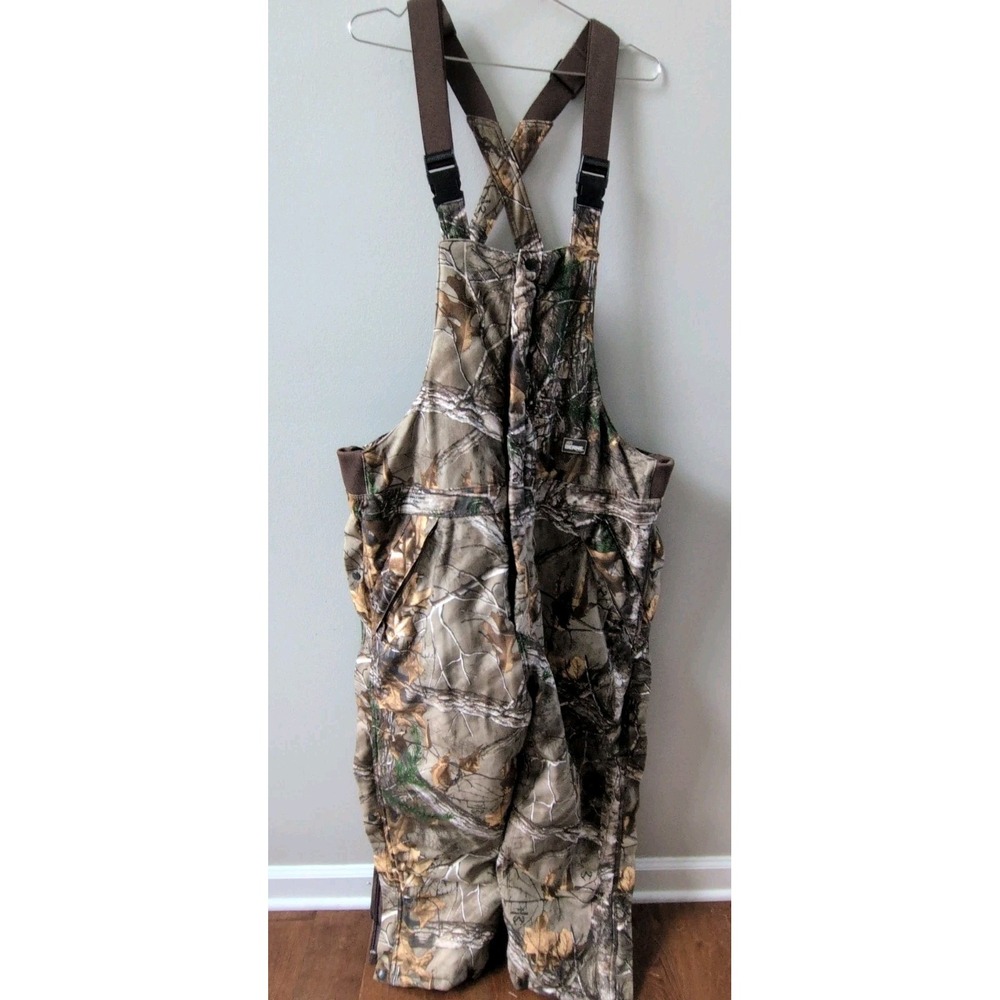 Berne Outdoors Men's 2XL Short Camouflage Realtree Xtra Bib Overalls